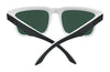 SPY HELM Sunglasses | Size 57 / Black Soft Matte / Happy Gray Green
