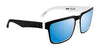 SPY HELM Sunglasses | Size 57 / Black Soft Matte / Happy Gray Green