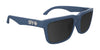 SPY HELM Sunglasses | Size 57 / Black Soft Matte / Happy Gray Green