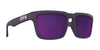 SPY HELM Sunglasses | Size 57 / Matte Plum / Happy Gray Green Dark Purple Spectra Mirror