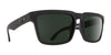 SPY HELM Sunglasses | Size 57 / Black Soft Matte / Happy Gray Green