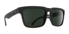 SPY HELM Sunglasses | Size 57 / Black Soft Matte / Happy Gray Green