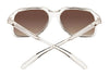SPY HOTSPOT Sunglasses | Size 59 / Matte Translucent Black / Gray Polar