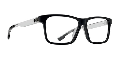 SPY JUSTICE Eyeglasses Matte Black Gloss Crystal