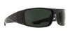 SPY LOGAN Sunglasses | Size 61 / Black Soft Matte / Happy Gray Green