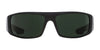 SPY LOGAN Sunglasses | Size 61 / Black Soft Matte / Happy Gray Green