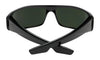 SPY LOGAN Sunglasses | Size 61 / Black Soft Matte / Happy Gray Green