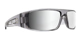 SPY LOGAN Sunglasses Clear Smoke / Happy Grey Green & Silver Mirror