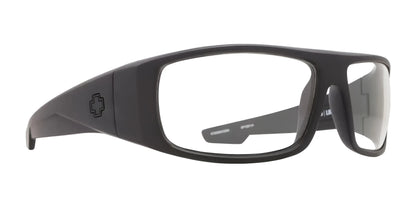 SPY LOGAN Eyeglasses Matte Black ANSI RX / Clear