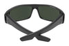 SPY LOGAN Safety Glasses | Size 61 / Matte Black / HD Plus Bronze Polar with Green Spectra Mirror