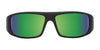 SPY LOGAN Sunglasses | Size 61 / Black Soft Matte / Happy Gray Green