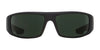 SPY LOGAN Sunglasses | Size 61 / Black Soft Matte / Happy Gray Green