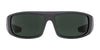SPY LOGAN Safety Glasses | Size 61 / Matte Black / HD Plus Bronze Polar with Green Spectra Mirror