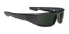 SPY LOGAN Safety Glasses | Size 61 / Matte Black / HD Plus Bronze Polar with Green Spectra Mirror