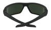 SPY MCCOY Sunglasses | Size 63 / Soft Matte Black / Happy Gray Green