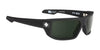 SPY MCCOY Sunglasses | Size 63 / Soft Matte Black / Happy Gray Green