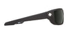 SPY MCCOY Sunglasses | Size 63 / Soft Matte Black / Happy Gray Green