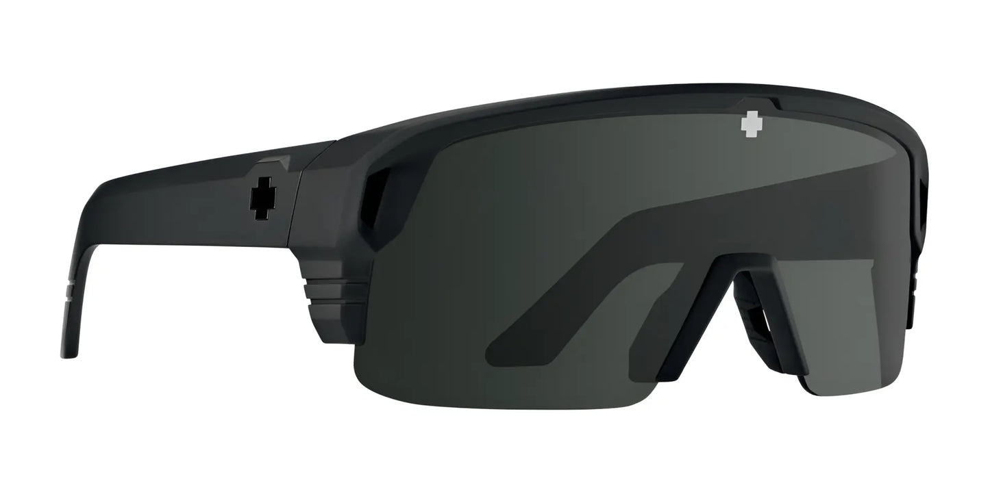 SPY MONOLITH 50/50 Sunglasses Black Matte / Happy & Black Spectra Mirror