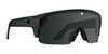 SPY MONOLITH 50/50 Sunglasses | Size 142 / Black Matte / Happy Gray Green with Black Spectra Mirror