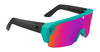 SPY MONOLITH 50/50 Sunglasses | Size 142 / Black Matte / Happy Bronze with Orange Spectra Mirror