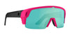 SPY MONOLITH 50/50 Sunglasses | Size 142 / Neon Pink Matte / Happy Bronze with Light Green Spectra Mirror