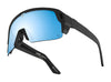 SPY MONOLITH 50/50 Sunglasses | Size 142 / Black Matte / Happy Bronze with Orange Spectra Mirror