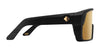 SPY MONOLITH Sunglasses | Size 138 / Black Matte / Happy Gray Green with Black Spectra Mirror