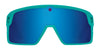 SPY MONOLITH Sunglasses | Size 138 / Black Matte / Happy Gray Green with Black Spectra Mirror