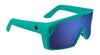 SPY MONOLITH Sunglasses | Size 138 / Black Matte / Happy Gray Green with Black Spectra Mirror
