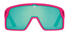 SPY MONOLITH Sunglasses | Size 138 / Black Matte / Happy Gray Green with Black Spectra Mirror