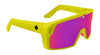SPY MONOLITH Sunglasses | Size 138 / Black Matte / Happy Gray Green with Black Spectra Mirror