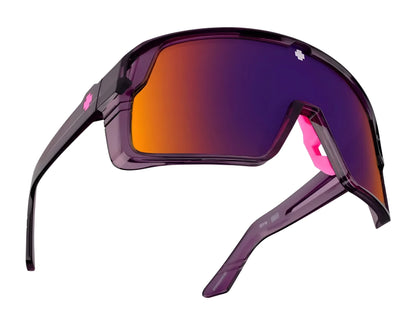 SPY Monolith Sunglasses Translucent Dark Purple / Happy Gray Green Dark Purple Spectra Mirror