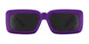SPY NINETY Six Sunglasses | Size 58 / Clear Smoke / Happy Gray Green with Silver Spectra