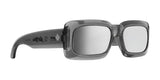 SPY NINETY Six Sunglasses Clear Smoke / Happy Gray Green with Silver Spectra