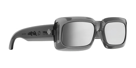 SPY NINETY Six Sunglasses Clear Smoke / Happy Gray Green with Silver Spectra