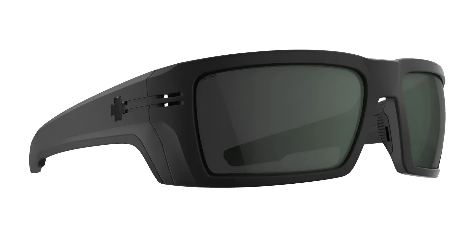 SPY REBAR SE Safety Sunglasses Matte Black / Happy Gray Green