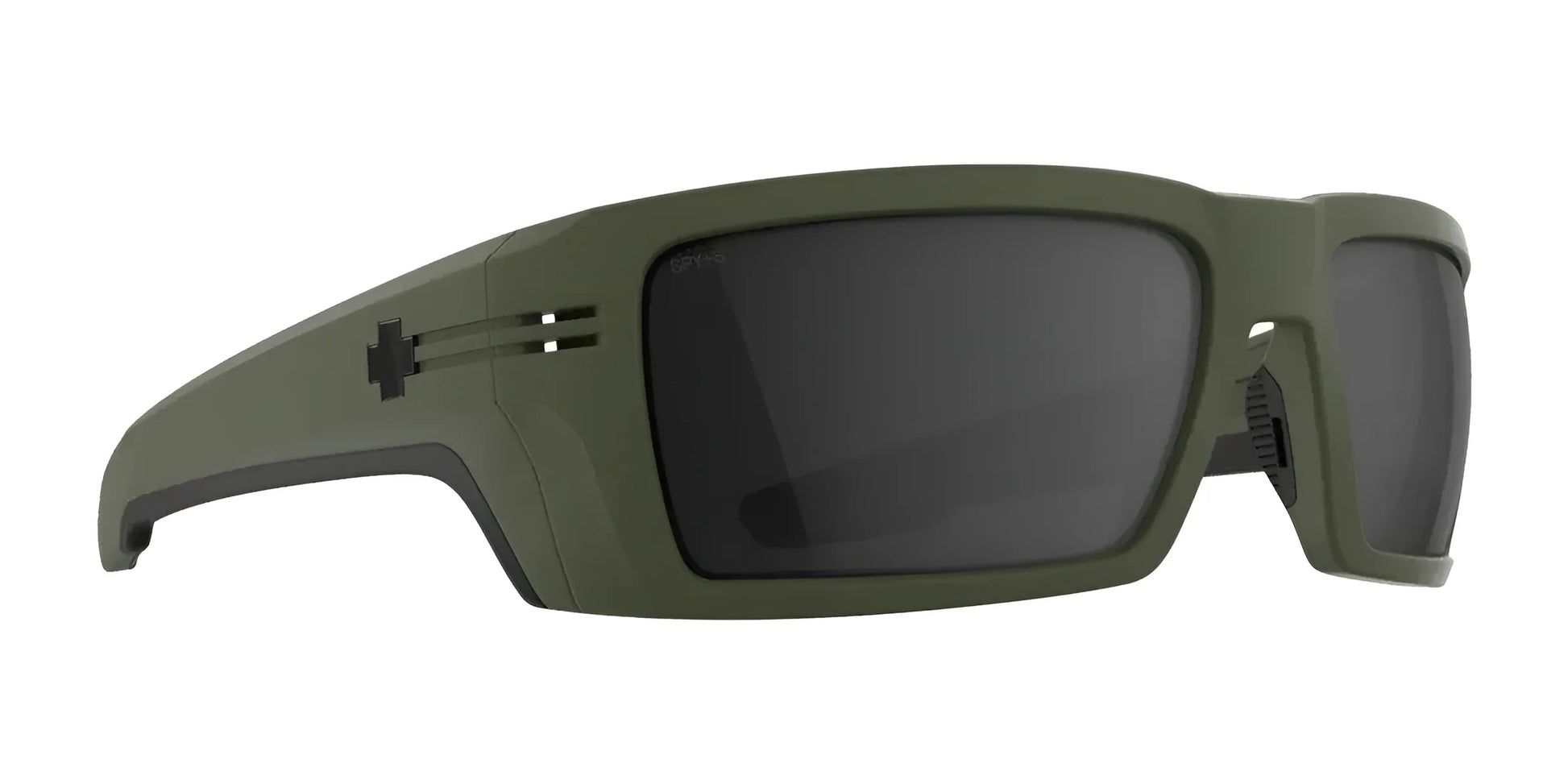 SPY REBAR SE Safety Sunglasses Matte Olive / Happy Gray Green