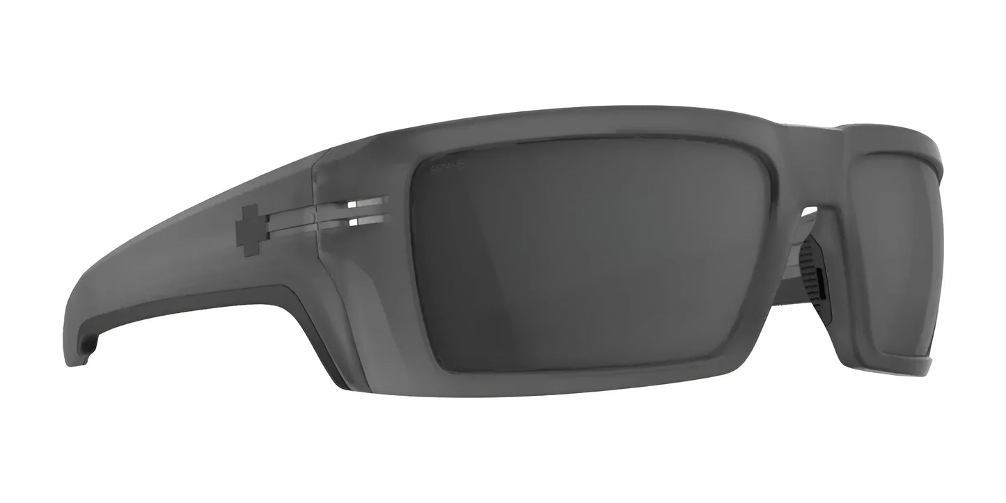 SPY REBAR SE Safety Sunglasses Matte Translucent Gunmetal / Happy Gray Gunmetal Spectra Mirror