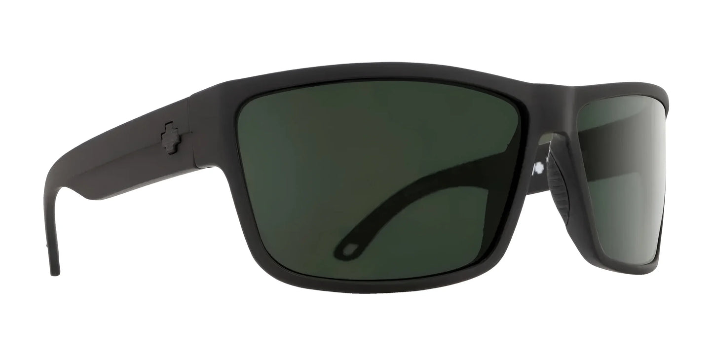 SPY ROCKY Sunglasses Matte Black / Happy Gray Green