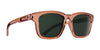 SPY SAXONY Sunglasses | Size 53 / Translucent Burnt Orange / Happy Gray Green Polar