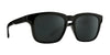 SPY SAXONY Sunglasses | Size 53 / Black / Happy Gray Green with Black Spectra Mirror