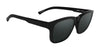 SPY SAXONY Sunglasses | Size 53 / Matte Black / Happy Boost Bronze Polar Black Mirror