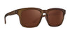 SPY SAXONY Sunglasses | Size 53 / Matte Translucent Brown / Happy Bronze Polar