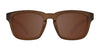 SPY SAXONY Sunglasses | Size 53 / Matte Black / Happy Boost Bronze Polar Black Mirror