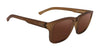 SPY SAXONY Sunglasses | Size 53 / Matte Black / Happy Boost Bronze Polar Black Mirror