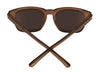 SPY SAXONY Sunglasses | Size 53 / Matte Black / Happy Boost Bronze Polar Black Mirror