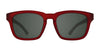SPY SAXONY Sunglasses | Size 53 / Matte Black / Happy Boost Bronze Polar Black Mirror