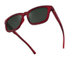 SPY SAXONY Sunglasses | Size 53 / Matte Black / Happy Boost Bronze Polar Black Mirror