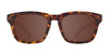 SPY SAXONY Sunglasses | Size 53 / Matte Black / Happy Boost Bronze Polar Black Mirror