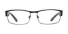 SPY TRENTON Eyeglasses | Size 57 / Brushed Gunmetal Matte Tort